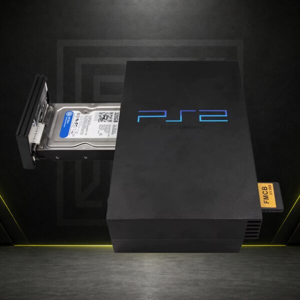 PS2 Fat Network Adapter + HDD SATA + FreeHDDBoot Ricondizionata